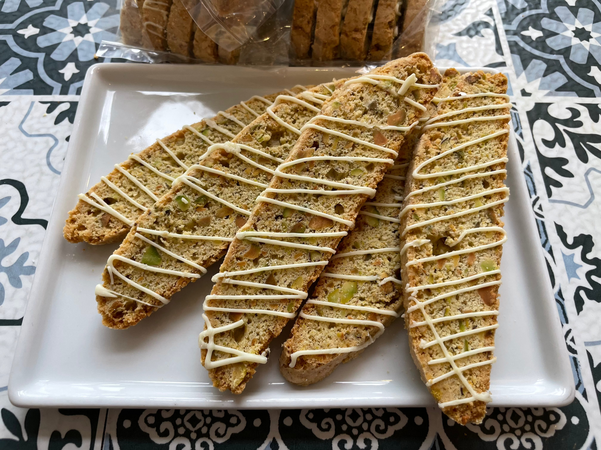 Lemon & Pistachio Biscotti – Cheese Shop Santa Barbara