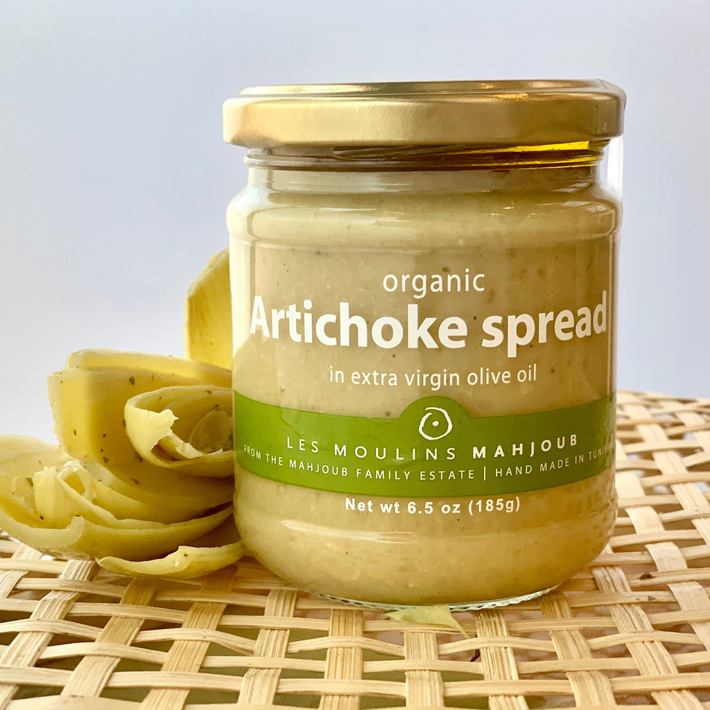 small jar of artichoke spread