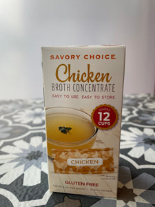 chicken broth, front
