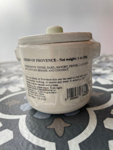 Herbs de Provence in Ceramic Jar - Aux Anysetiers du Roy
