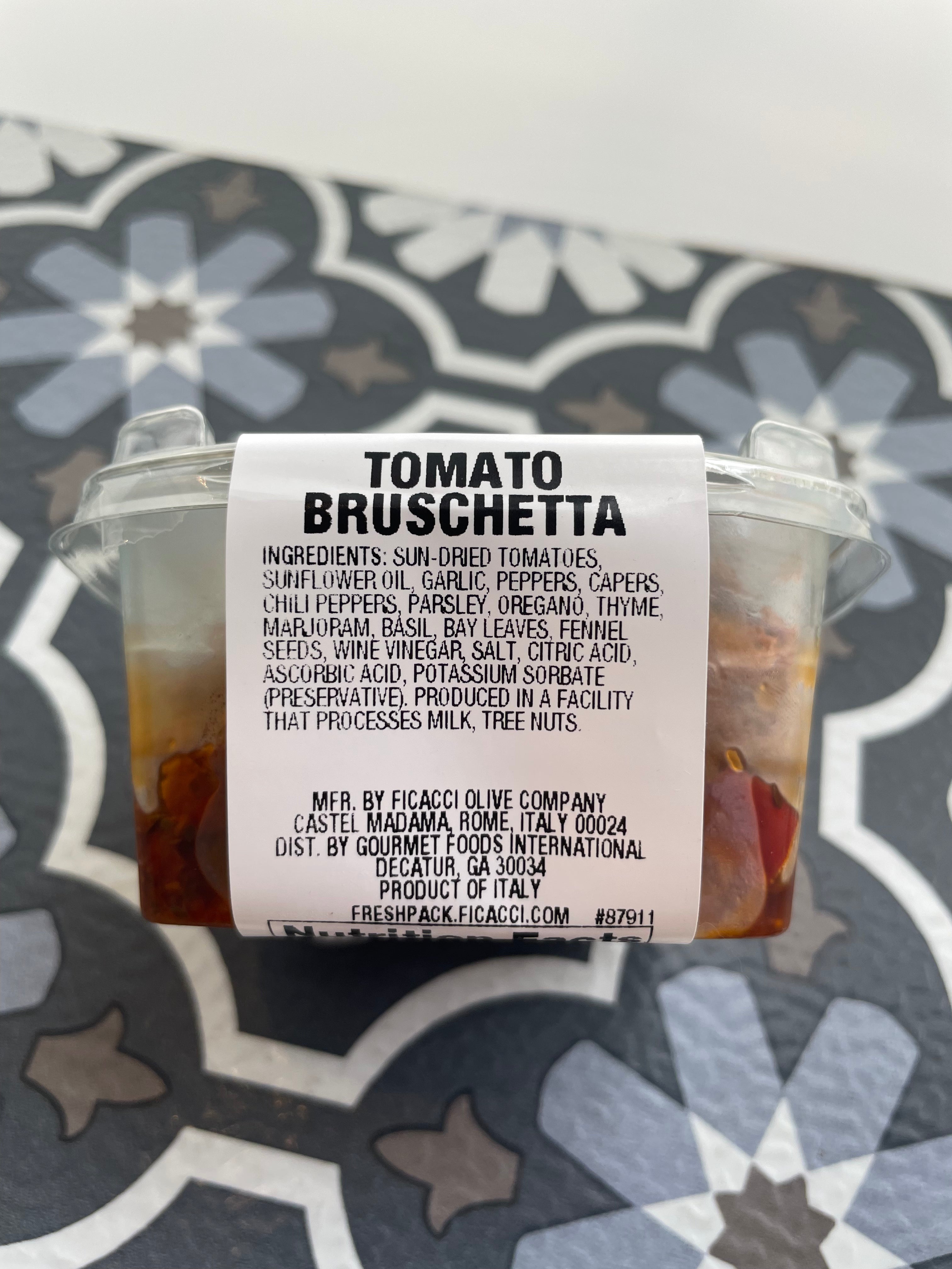 tomato bruschetta, ingredients