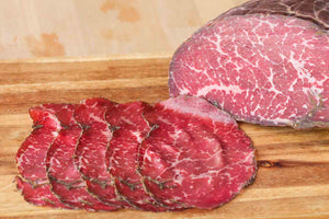 Bresaola with Spruce Tips & Black Peppercorn - Smoking Goose