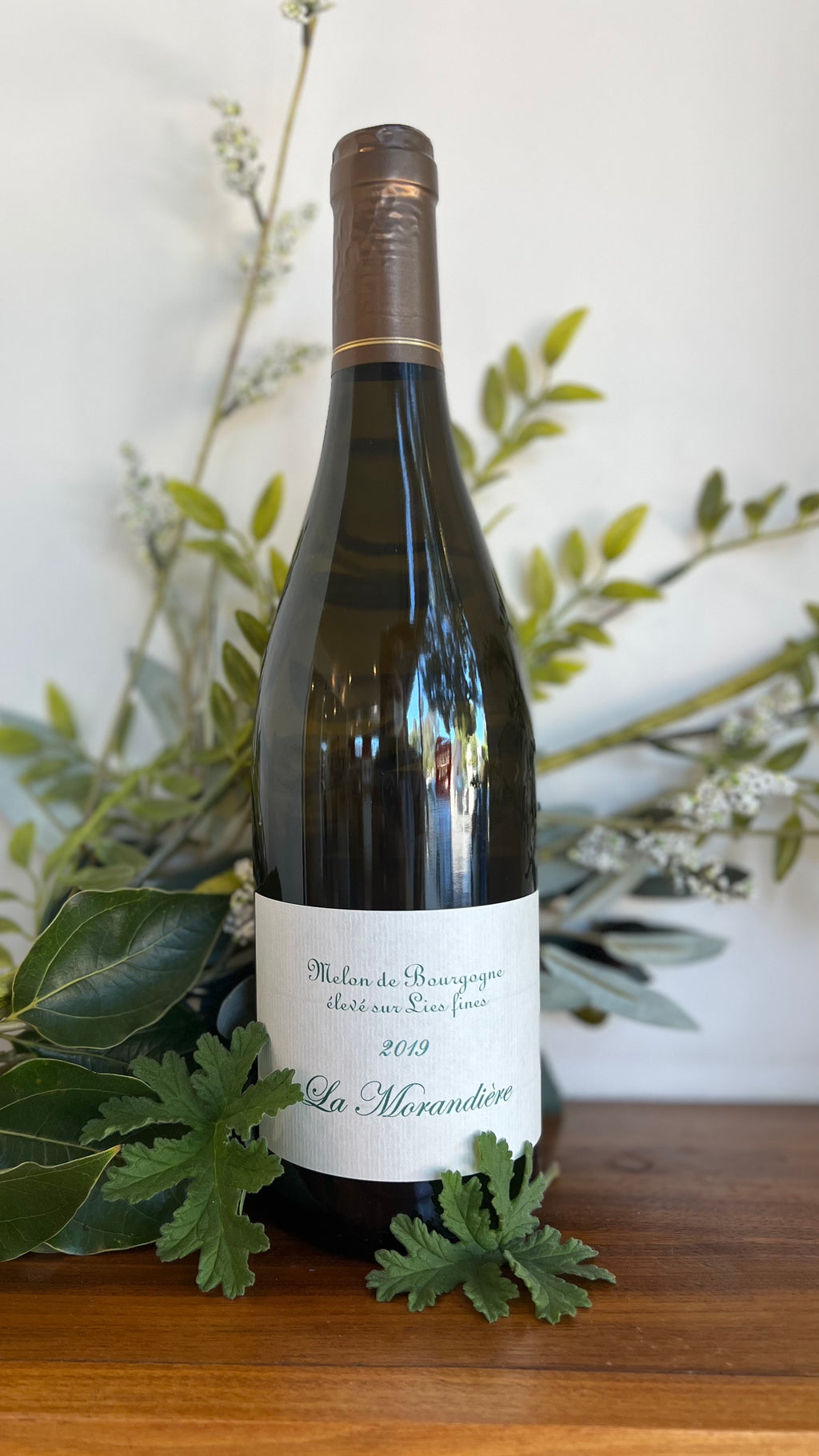 bottle of  2019 La Morandiere Melon de Bourgogne