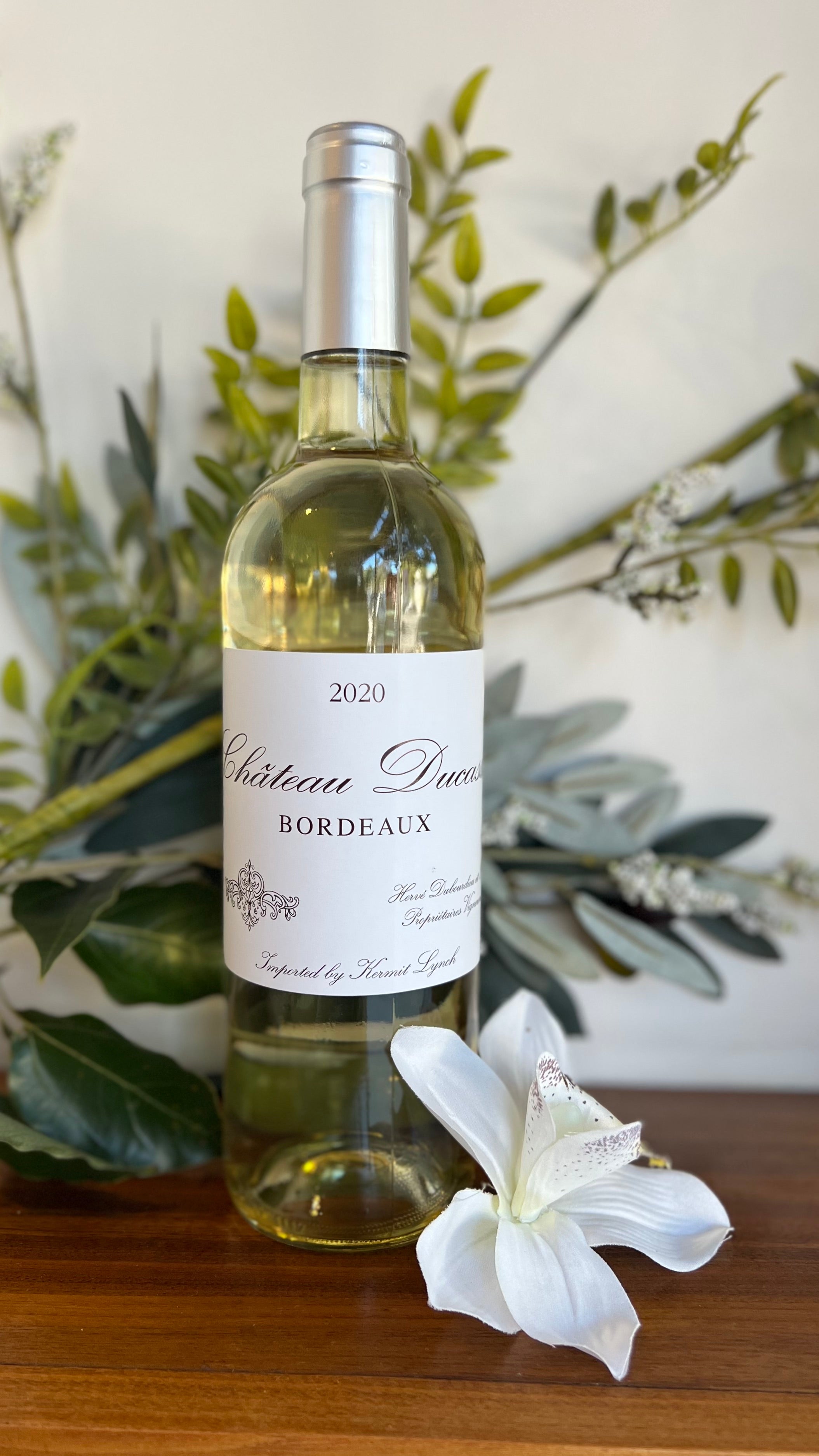 bottle of 2020 chateau ducasse bordeaux