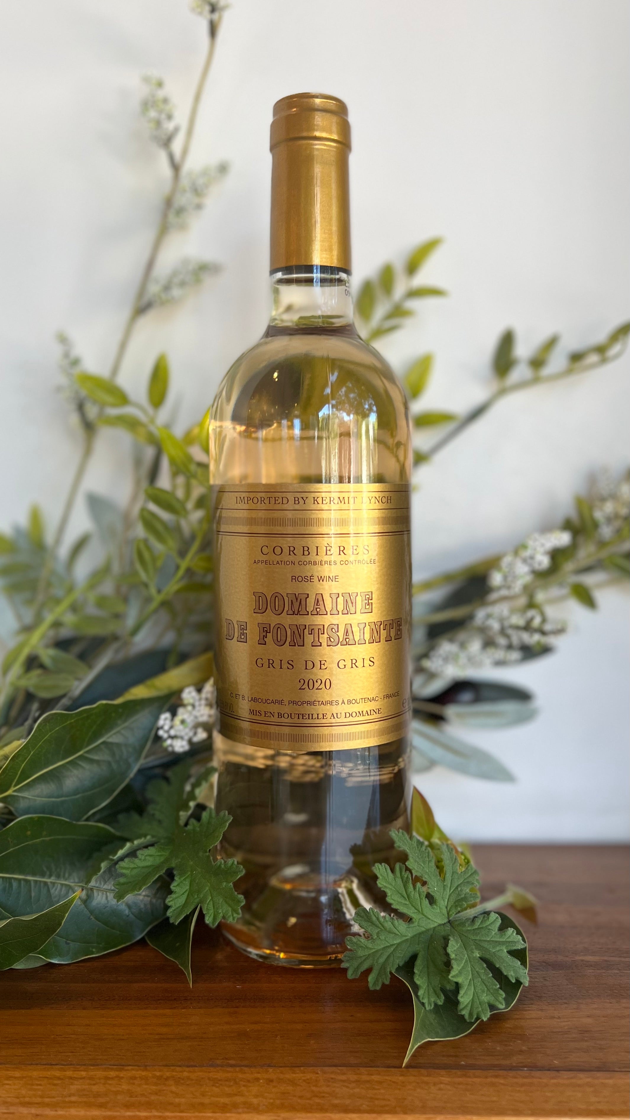 Full bottle shot of 202 Domaine Fontsainte Gris de Gris