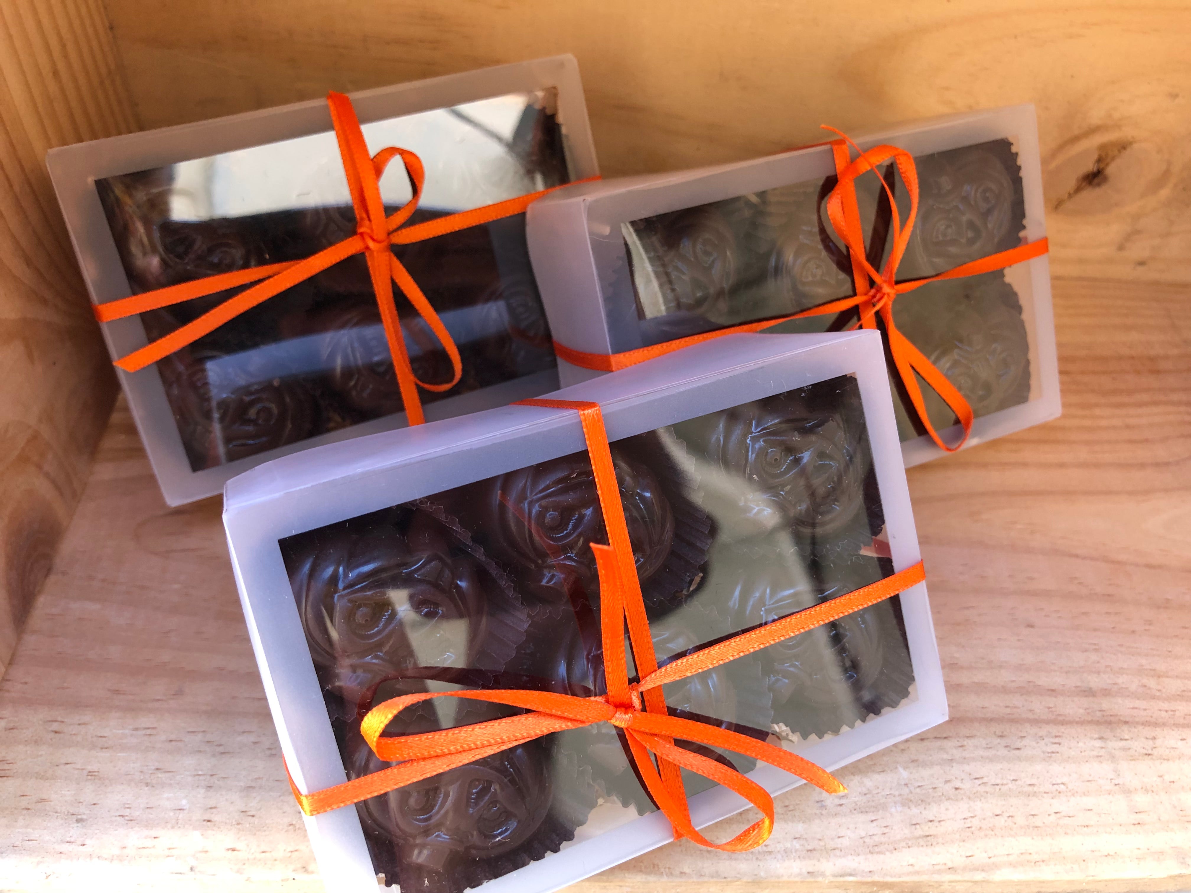 Jessica Foster Dark Chocolate Pumpkin Caramels