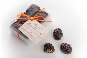 Jessica Foster Dark Chocolate Pumpkin Caramels