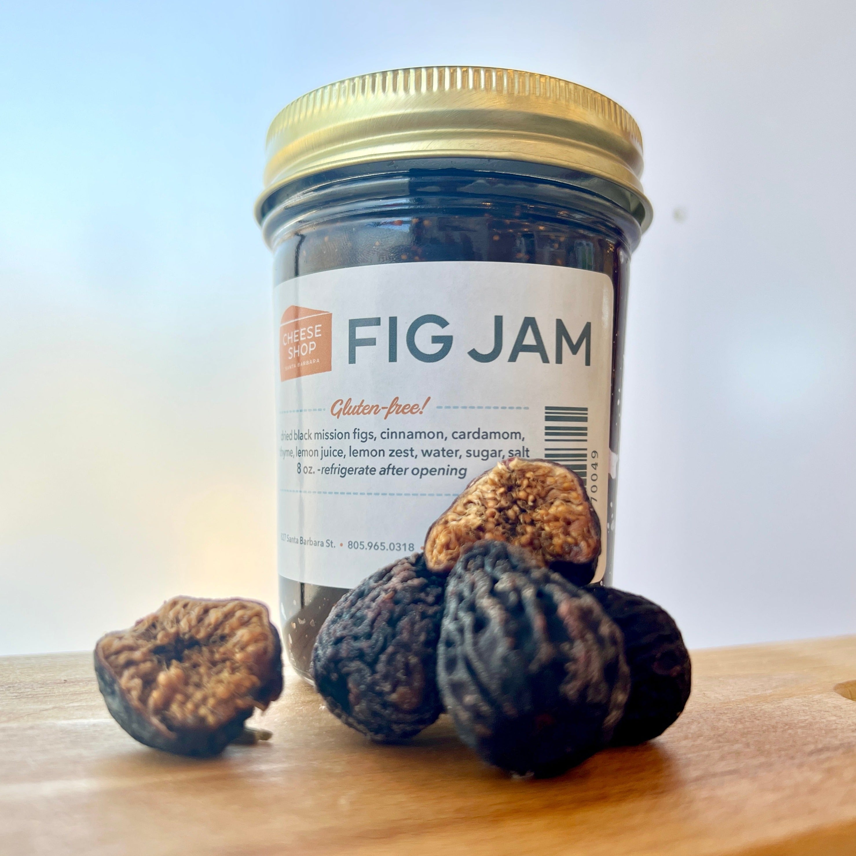 jar of home-made fig jam