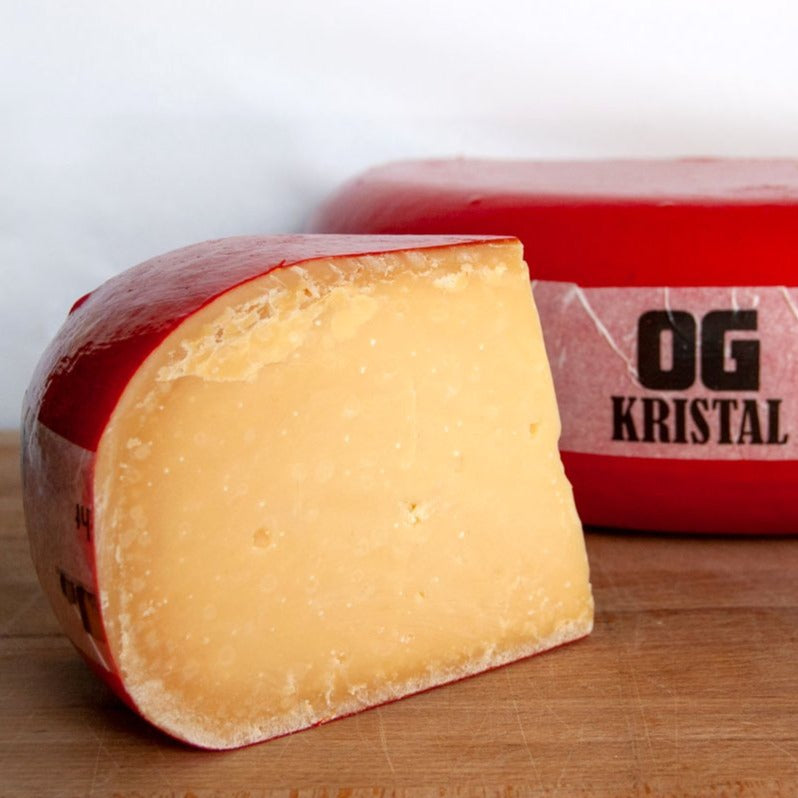 OG kristal - yellow cheese with red rind